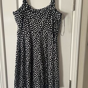 Black and White Polka Dot Dress